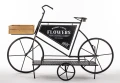 Kwietnik metalowy stojak rower retro na kwiaty 84x132x72 184454
