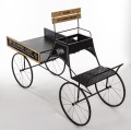 Kwietnik metalowy stojak wózek retro na kwiaty 120x170x70 184453