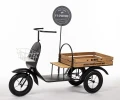 Kwietnik metalowy stojak skuter retro na kwiaty 108x130x42 184449