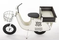Kwietnik metalowy stojak skuter retro na kwiaty 75x110x46 184450