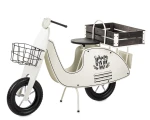 Kwietnik metalowy stojak skuter retro na kwiaty 75x110x46 184450