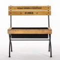 Kwietnik metalowy stojak ławeczka retro na kwiaty 65x54x33,5 184452