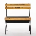 Kwietnik metalowy stojak ławeczka retro na kwiaty 65x54x33,5 184452