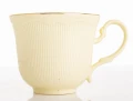 Filiżanka z porcelany beżowo złota  z podstawką 90ml 185551
