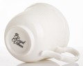 Filiżanka filiżanki porcelana biało złote kpl. 2 szt z podstawką  90 ml 185556