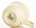 Filiżanka z porcelany beżowo złota  z podstawką 220ml 185557