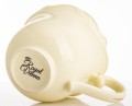 Filiżanka z porcelany beżowo złota  z podstawką 220 ml 185574