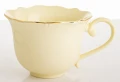 Filiżanka z porcelany beżowo złota  z podstawką 220 ml 185574