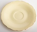 Filiżanka filiżanki porcelana beżowo złote kpl. 2 szt z podstawką  220 m 185576