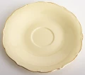 Filiżanka filiżanki porcelana beżowo złote kpl. 2 szt z podstawką  220 m 185576