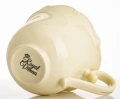 Filiżanka filiżanki porcelana beżowo złote kpl. 2 szt z podstawką  220 m 185576
