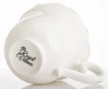 Filiżanka z porcelany biało złota  z podstawką 220 ml 185578