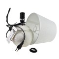 Lampa ceramiczna lampka nocna stołowa biała LETI 29x16cm HTLA7891