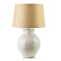 Lampa ceramiczna lampka nocna stołowa kremowo-beżowa LETI 56cm HTLA7969