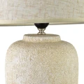 Lampa ceramiczna lampka nocna stołowa kremowa LETI 63cm HTLA8065