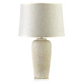 Lampa ceramiczna lampka nocna stołowa kremowa LETI 63cm HTLA8065