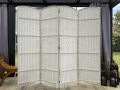 Parawan pokojowy dekoracyjny kotara 4 skrzydła 180x200 biały SU-033W 5901583763151