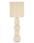 Lampa ceramiczna lampka nocna stołowa 68x25x25 185491