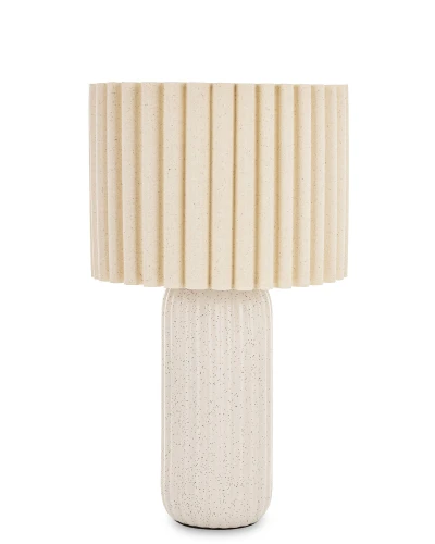 Lampa ceramiczna lampka nocna stołowa 43x25,5x25,5 185482