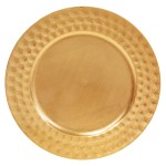 Podstawka pod talerz podtalerz złoty 1,5x33cm 125275