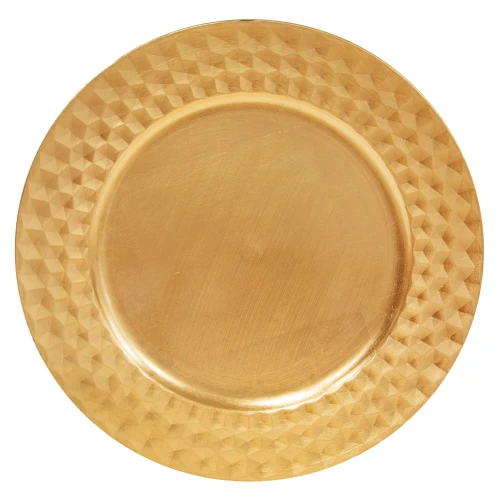 Podstawka pod talerz podtalerz złoty 1,5x33cm 125275