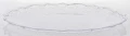 Podstawka pod talerz podtalerz transparentny srebrny 2x33cm 180308