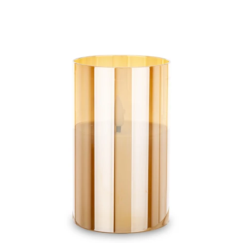 Świeca świeczka led złota szklana 12,5x7,5x7,5 176907