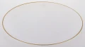Podstawka pod talerz podtalerz transparentny złoty 2,5x33cm 180315