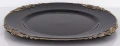 Podstawka pod talerz podtalerz czarno złoty 2x35cm 160465