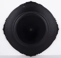 Podstawka pod talerz podtalerz czarno złoty 2x35cm 160465