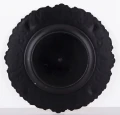 Podstawka pod talerz podtalerz biało-złoty 2,5x35cm 160491