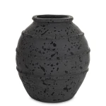 Wazon osłonka ceramiczna czarna 24x19x19 183297