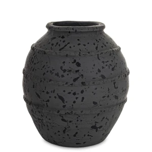 Wazon osłonka ceramiczna czarna 24x19x19 183297