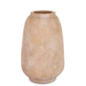 Wazon osłonka wykonana z terakoty beż 39x20x20 wew. 10cm 177280