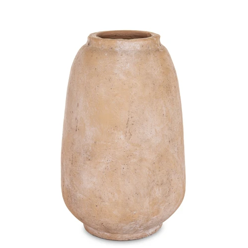 Wazon osłonka wykonana z terakoty beż 39x20x20 wew. 10cm 177280
