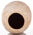 Wazon osłonka wykonana z terakoty beż 39x20x20 wew. 10cm 177280