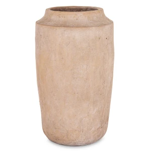 Wazon osłonka wykonana z terakoty beż  47x26x26 wew. 16cm 177279