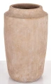 Wazon osłonka wykonana z terakoty beż  47x26x26 wew. 16cm 177279