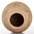 Wazon osłonka wykonana z terakoty brąz 27x25x25 wew.11cm 177278