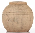 Wazon osłonka wykonana z terakoty brąz 27x25x25 wew.11cm 177277