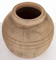Wazon osłonka wykonana z terakoty brąz 27x25x25 wew.11cm 177277