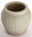 Wazon osłonka wykonana z terakoty beż 29x28x28 wew. 17,5cm 177274