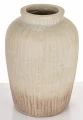 Wazon osłonka wykonana z terakoty beż 37x25x25 wew. 11cm 177273