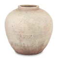 Wazon osłonka wykonana z terakoty beż 48x46x46, wew. 16,5cm 177271