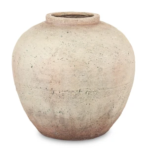 Wazon osłonka wykonana z terakoty beż 48x46x46, wew. 16,5cm 177271