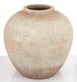 Wazon osłonka wykonana z terakoty beż 48x46x46, wew. 16,5cm 177271