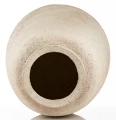 Wazon osłonka wykonana z terakoty beż 61x41x41 wew. 16,5cm