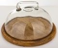 Patera dekoracyjna drewniana 17x28x28 cm 185521