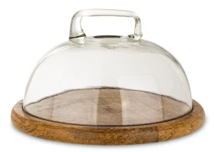 Patera dekoracyjna drewniana 17x28x28 cm 185521