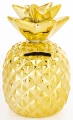 Skarbonka dekoracyjna ceramiczna złota ananas otwierana 15x9x9 168900